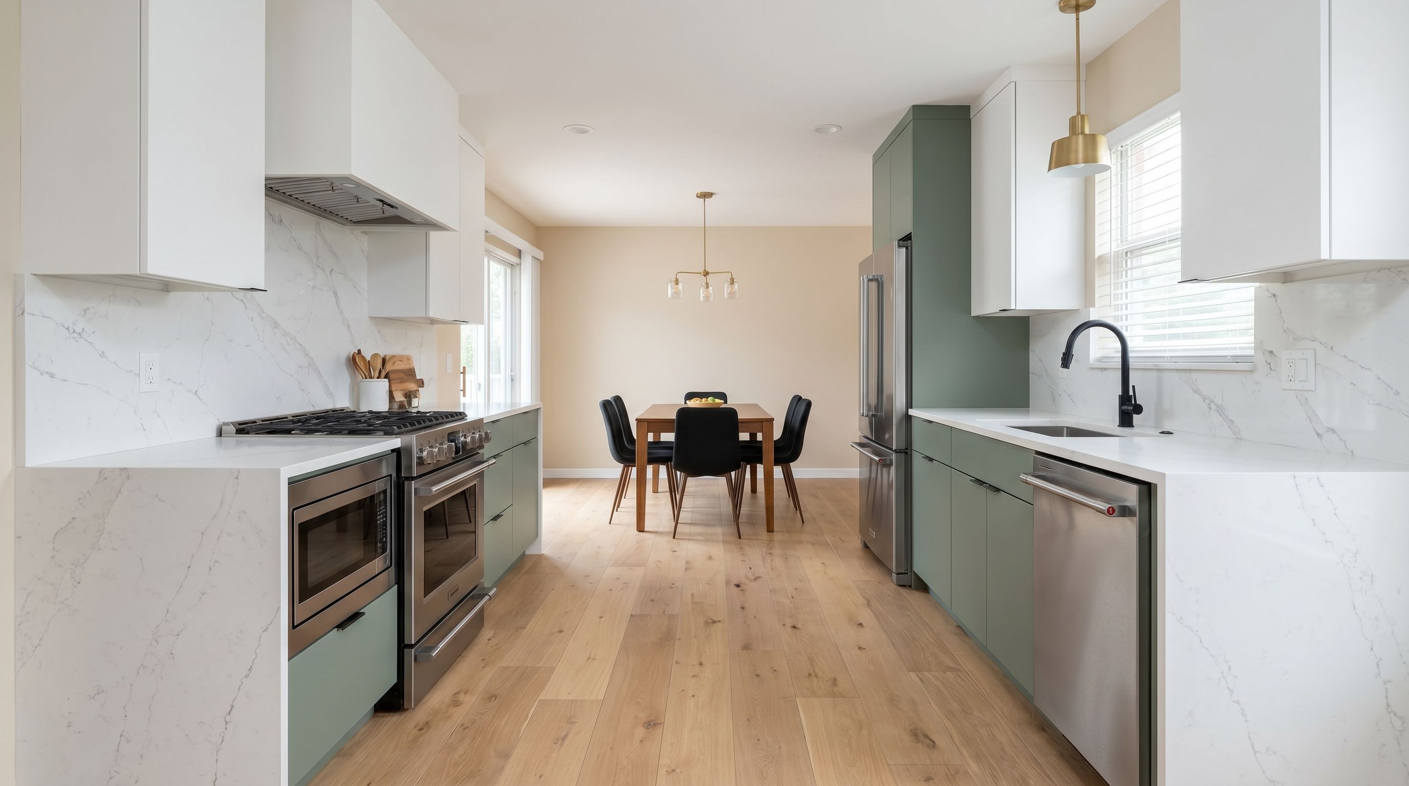 After Modern Kitchen Transformation